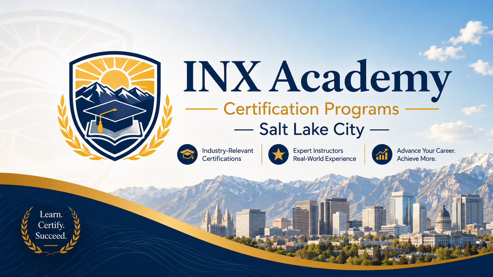 INX Academy Certification Programs Salt Lake City