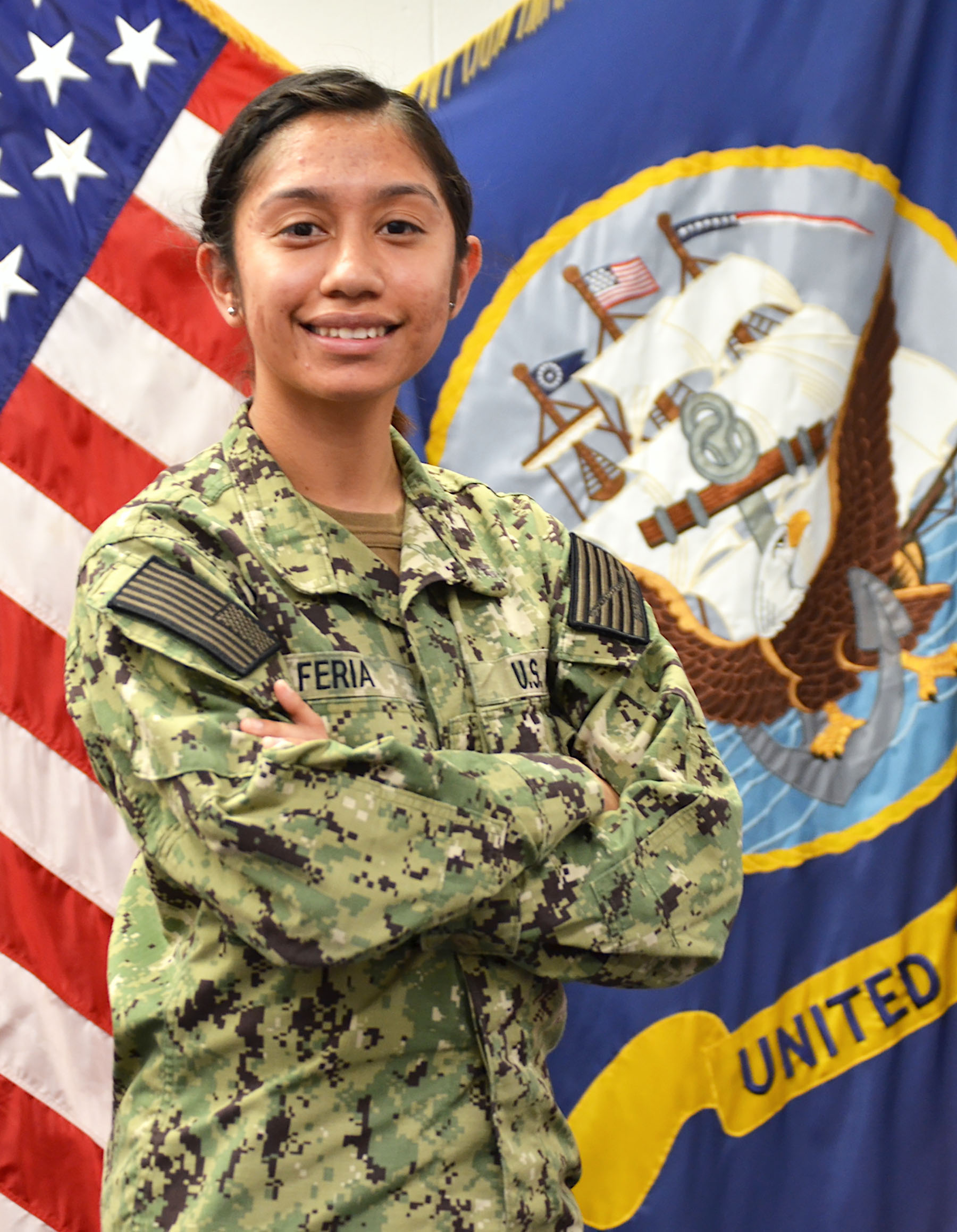 INX Academy student in U.S. Navy uniform